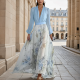 Peniel™ | Elegant Maxi Floral Dress