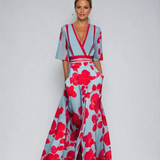 Eliana™ | Elegant A-Line Floral Dress