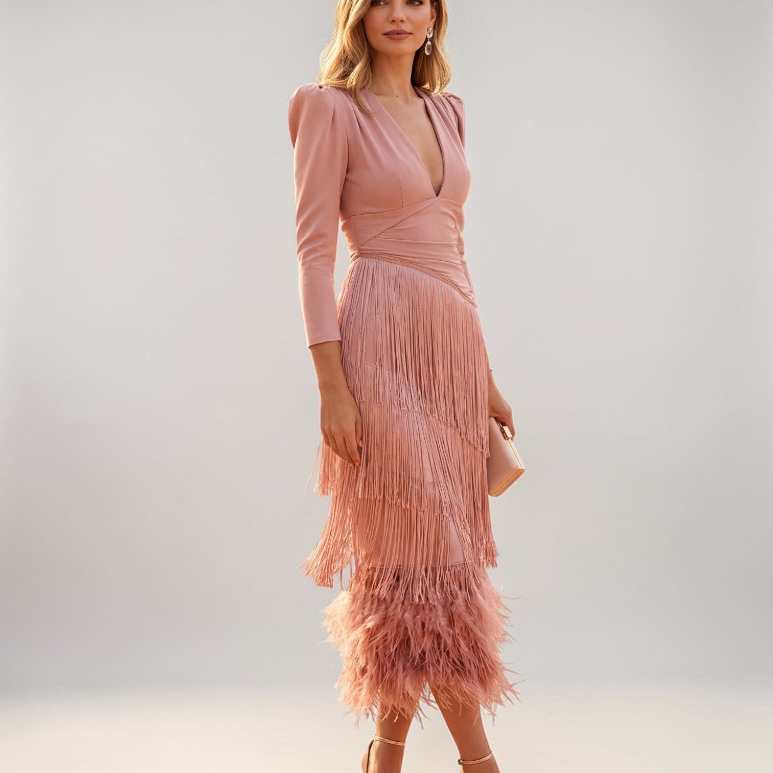 Sofia | Fringed Dress