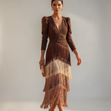 Sofia | Fringed Dress