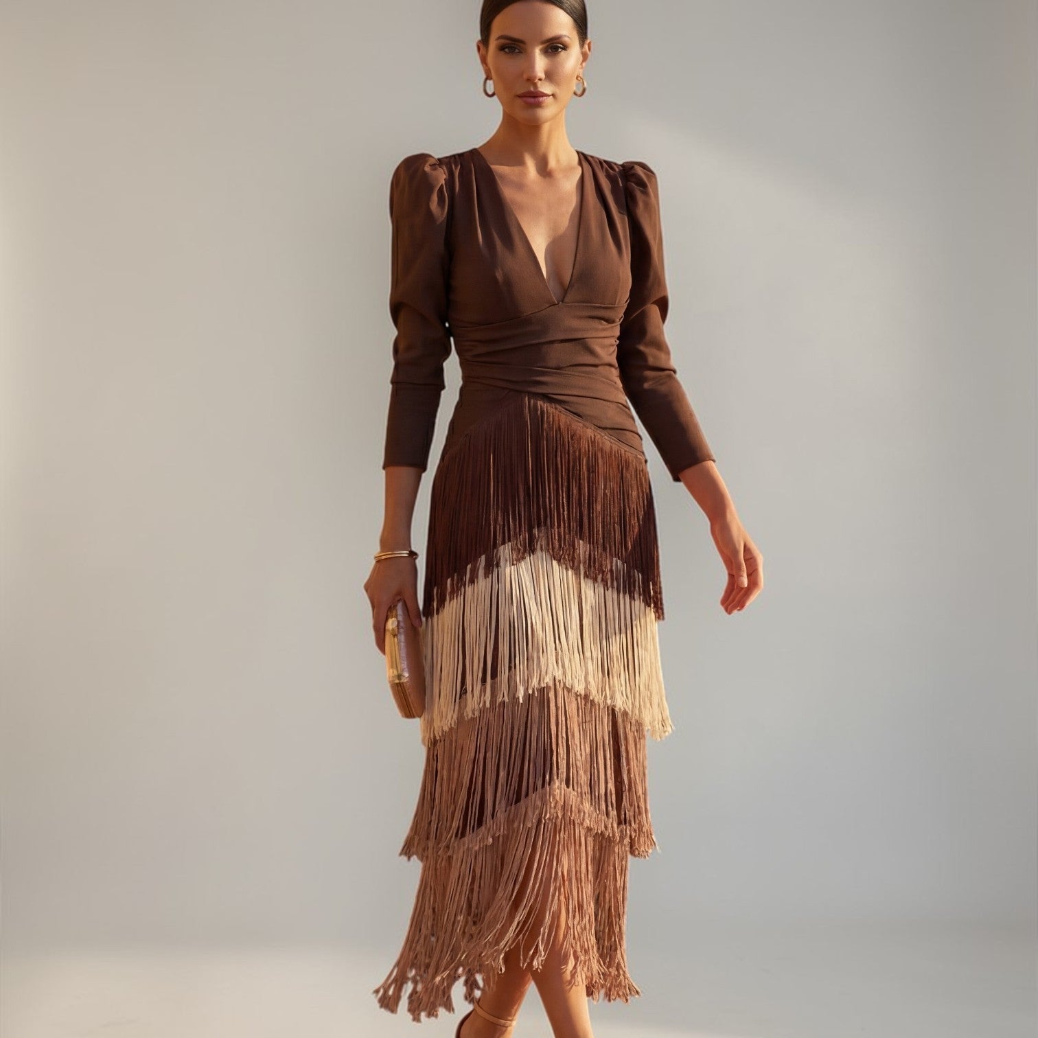 Sofia | Fringed Dress