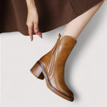 Adriana™ | Kožne Ankle Boots - nadiazagreb