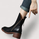 Adriana™ | Kožne Ankle Boots - nadiazagreb
