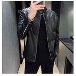 Adrien™ | Elegantna uska kožna jakna - nadiazagreb