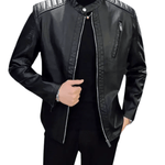 Adrien™ | Elegantna uska kožna jakna - nadiazagreb