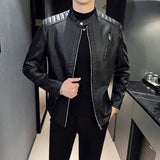 Adrien™ | Elegantna uska kožna jakna - nadiazagreb