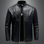 Alexandre™ | Elegant Men's Leather Biker Jacket - nadiazagreb