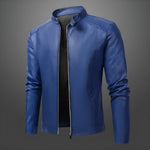 Alexandre™ | Elegant Men's Leather Biker Jacket - nadiazagreb