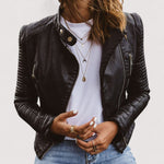 Anais™ | Elegant Leather Jacket - nadiazagreb
