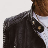 Anais™ | Elegant Leather Jacket - nadiazagreb