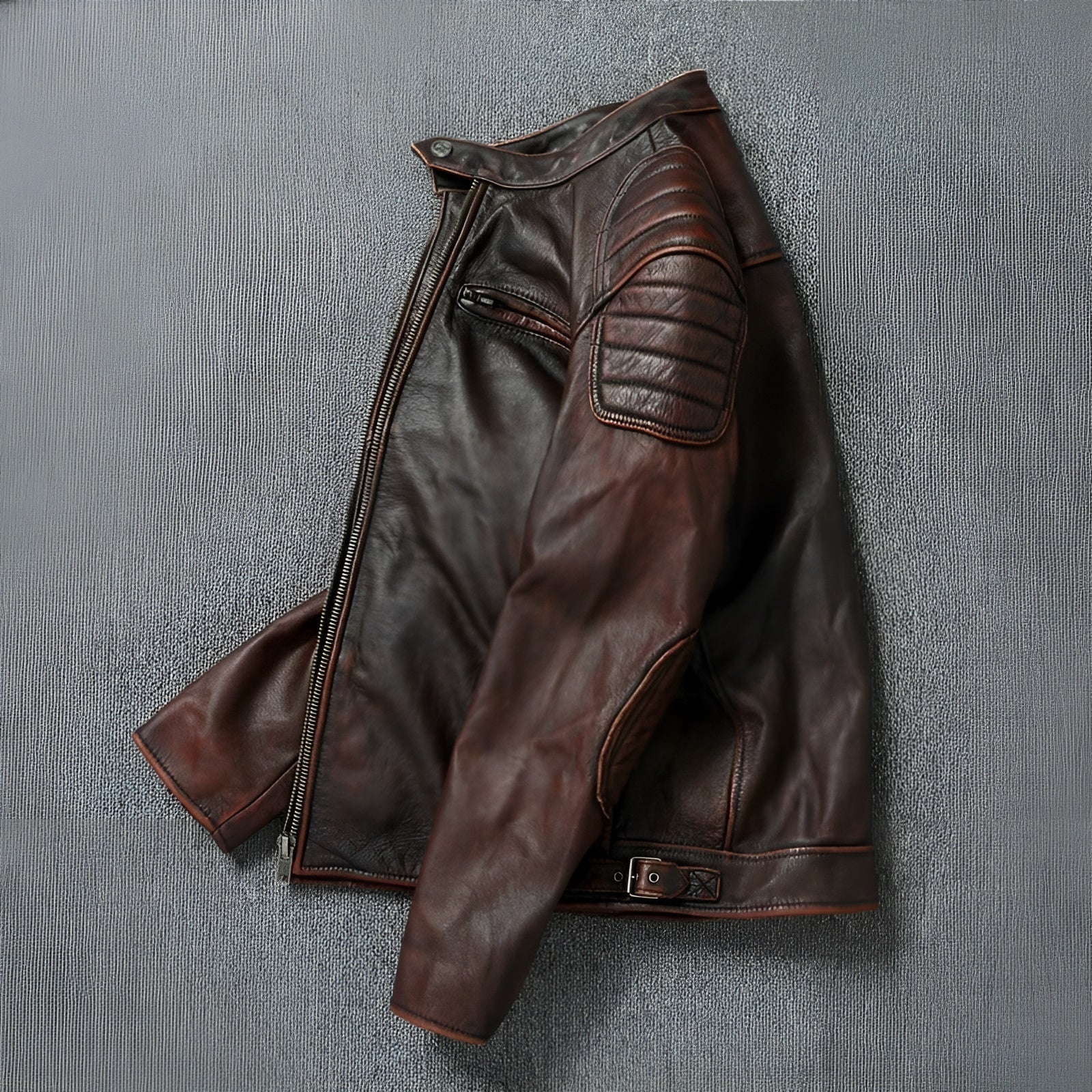Antoine™ | Retro Leather Jacket - nadiazagreb