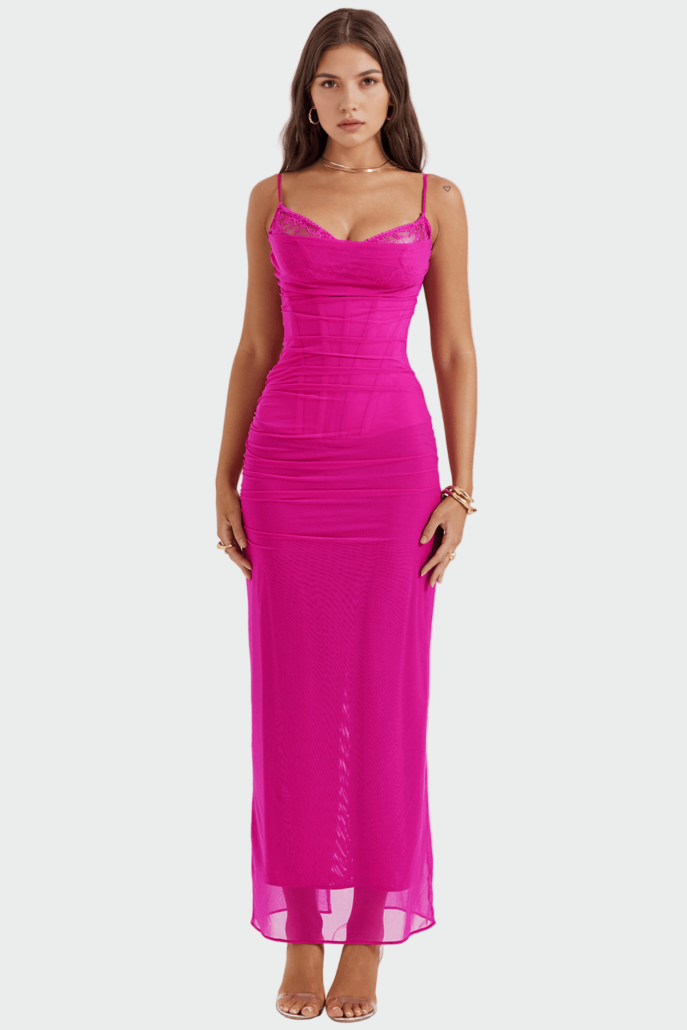 Auri | Tulle Draped Dress - nadiazagreb