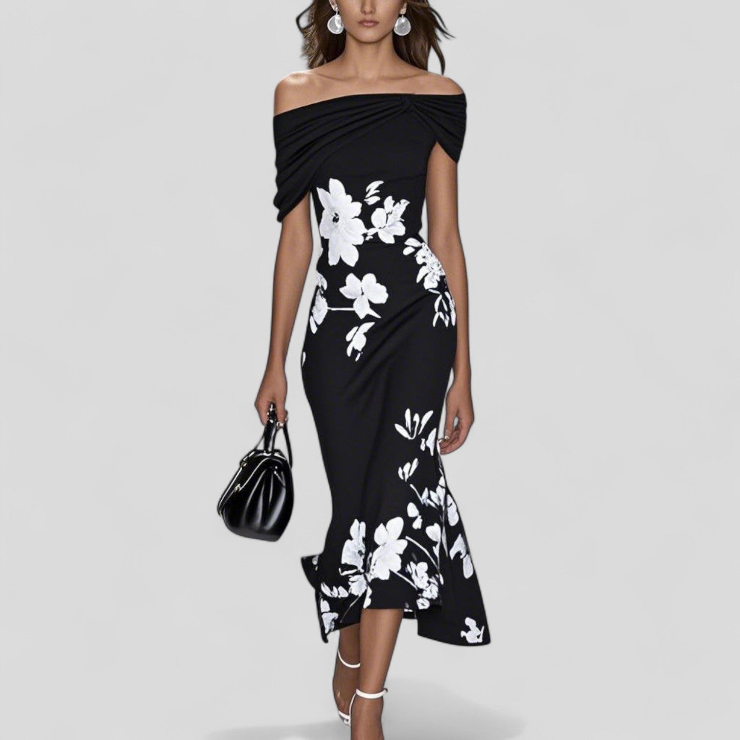 Isabrunel | Elegantna midi haljina