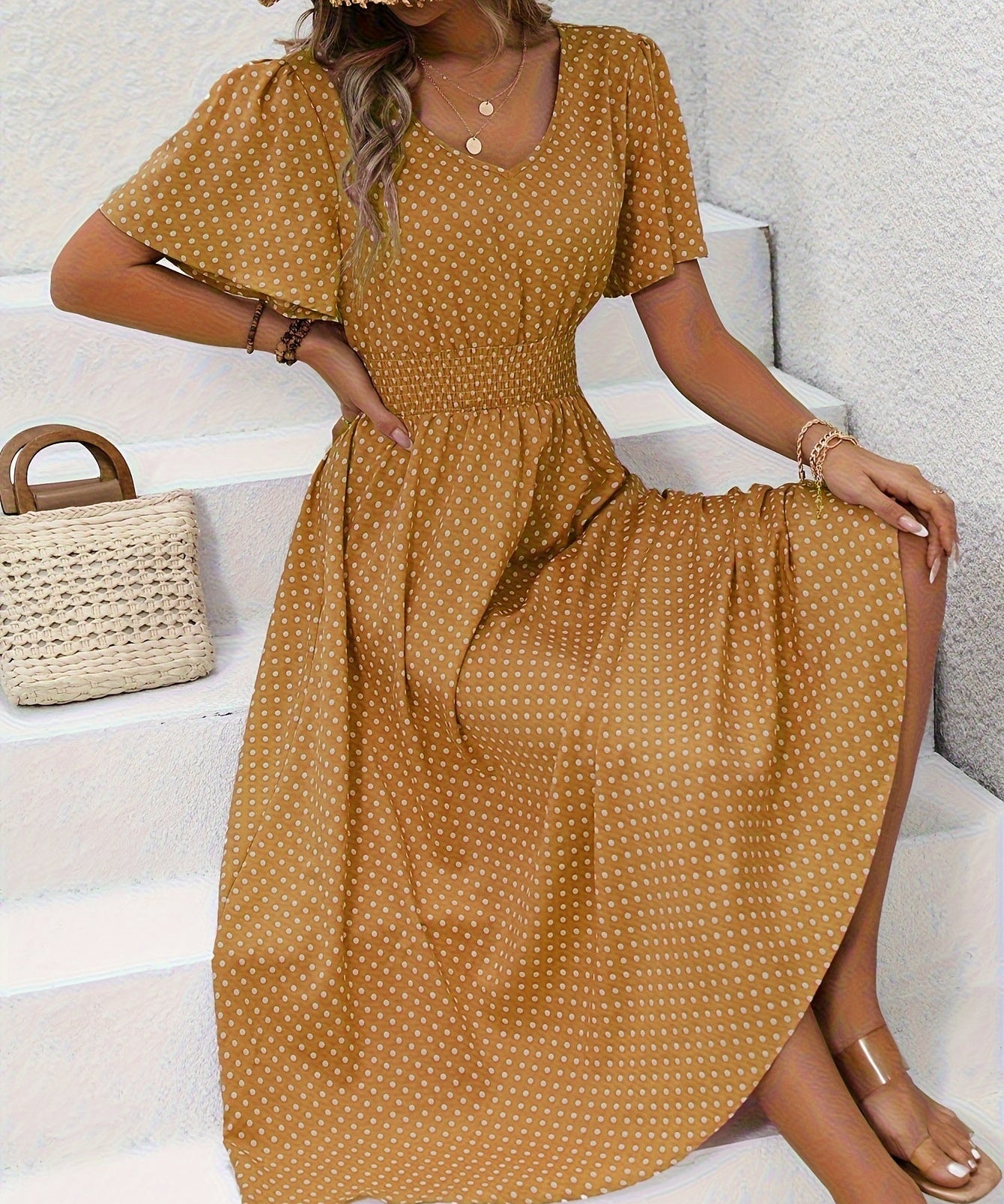 La Scintilla | Élisa Elegant Polka Dot Dress