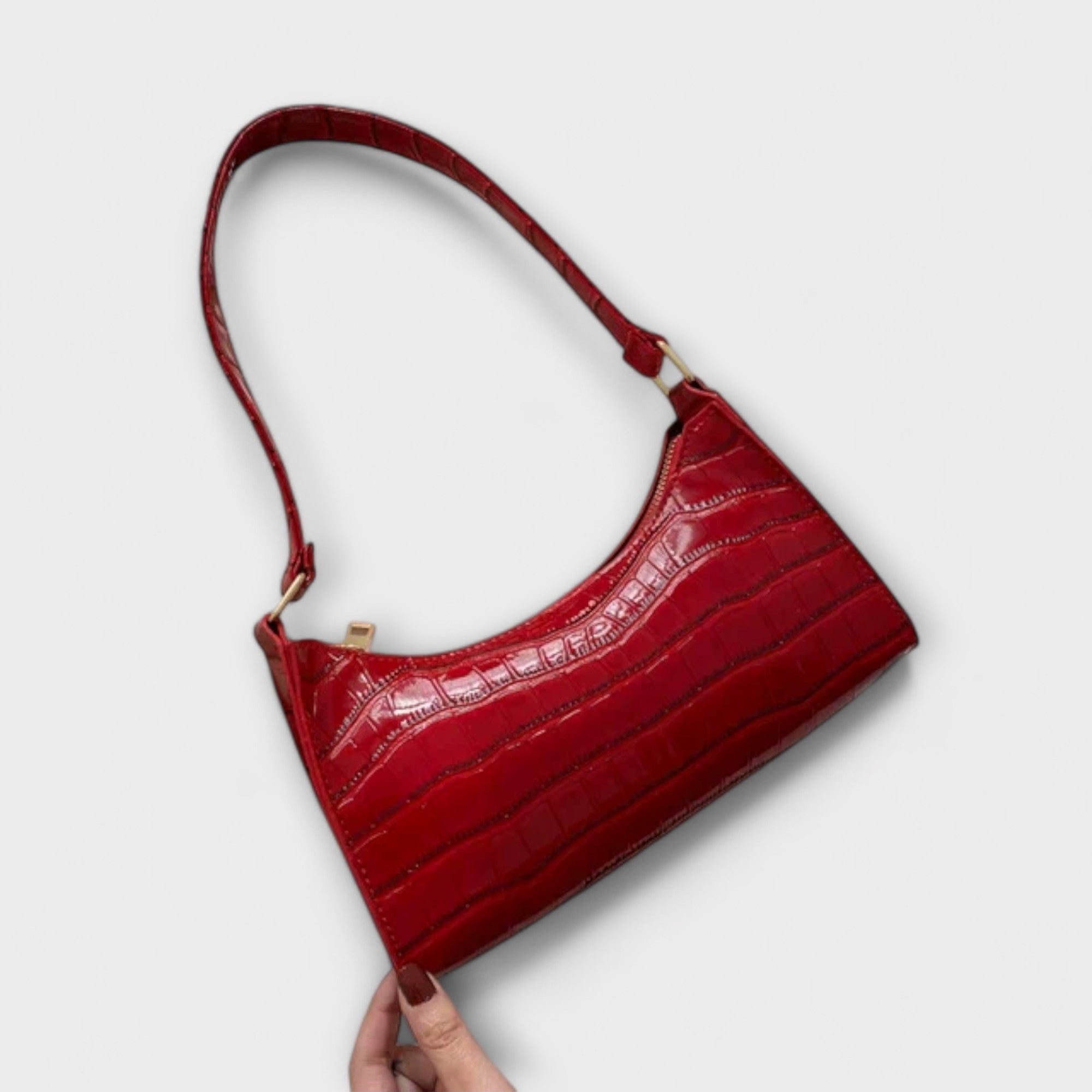 Bernarda - Elegantan Sjajni Kožni Torba - nadiazagreb
