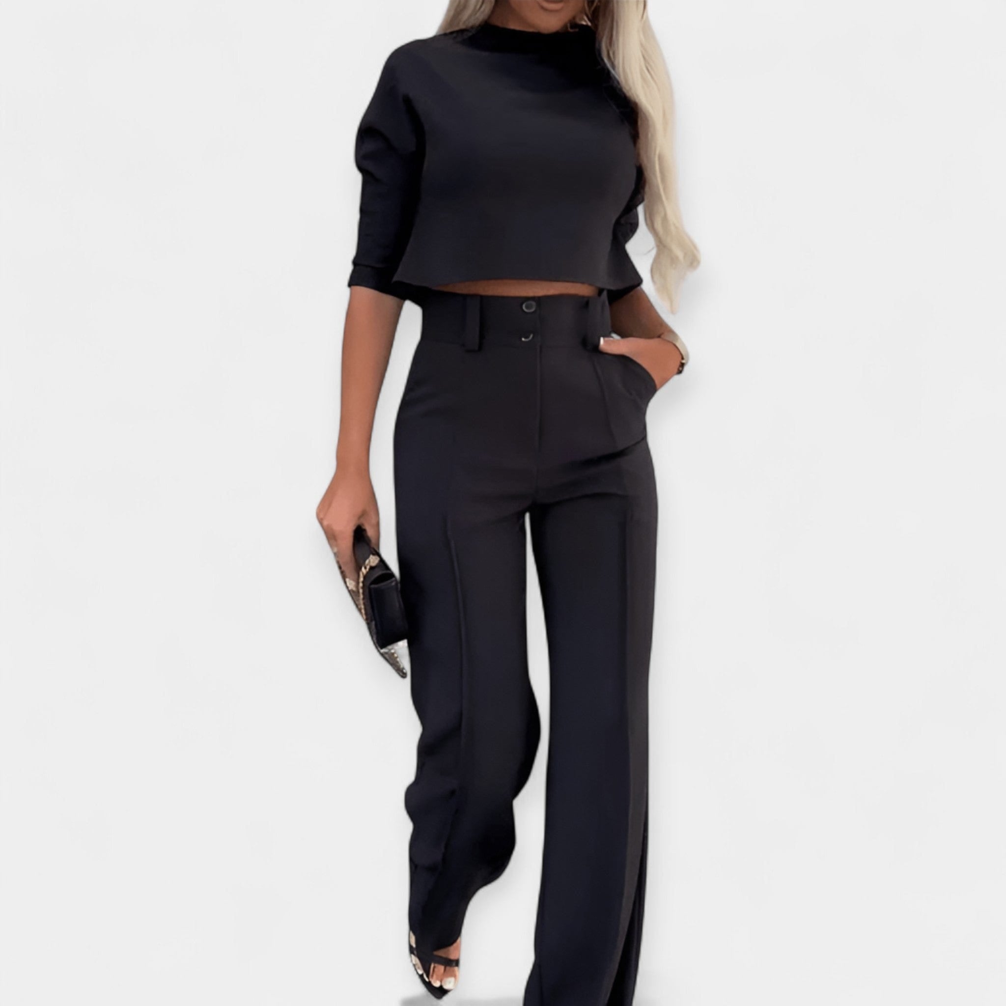 Crop Top i Hlače Set - nadiazagreb