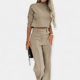 Crop Top i Hlače Set - nadiazagreb