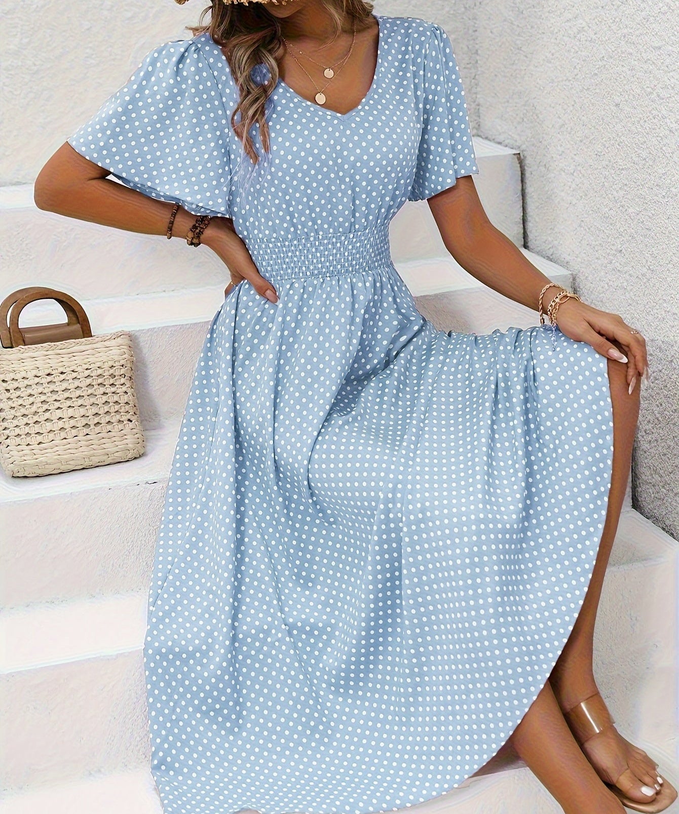 La Scintilla | Élisa Elegant Polka Dot Dress