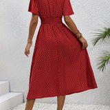 La Scintilla | Élisa Elegant Polka Dot Dress
