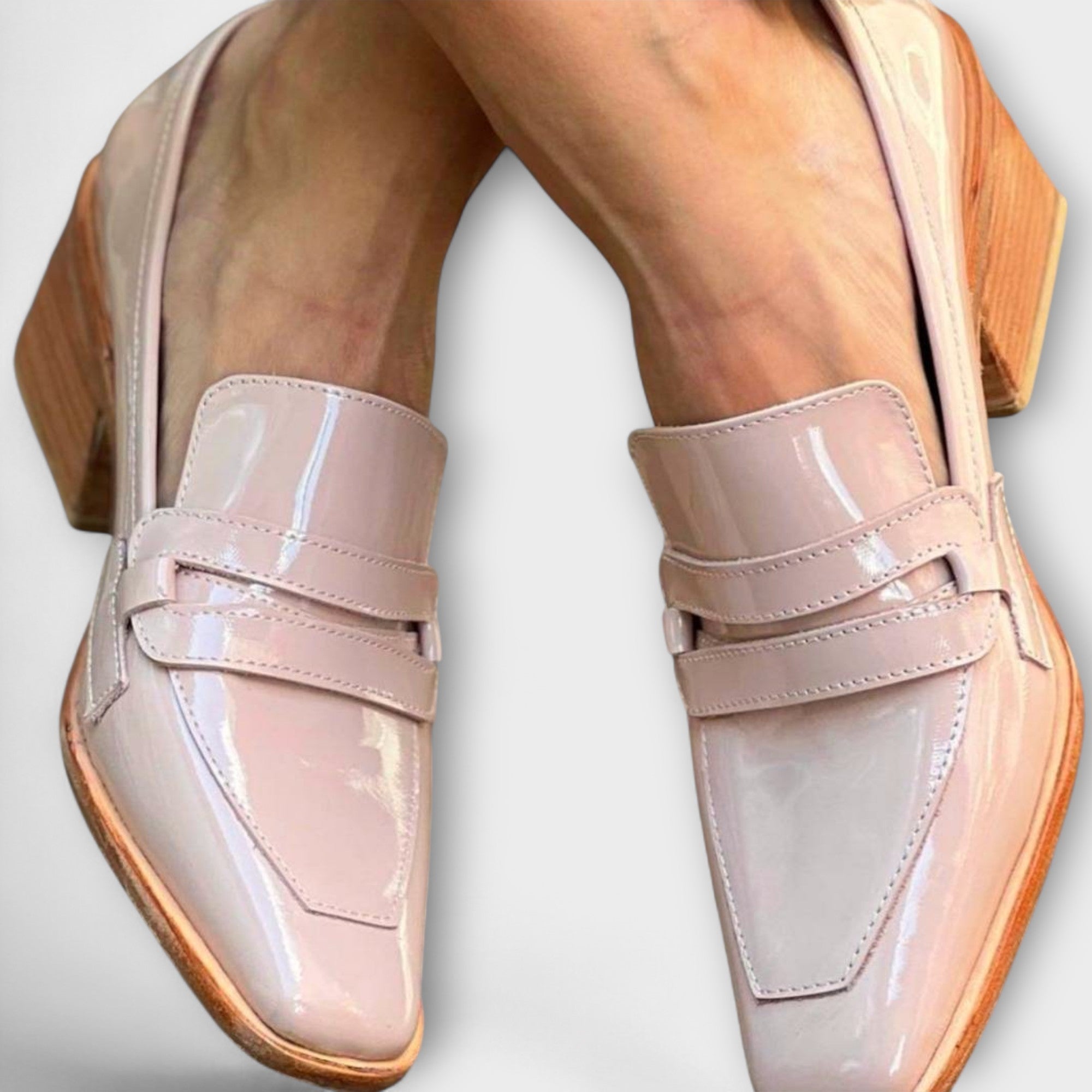 Elaine - Shiny Loafers - nadiazagreb