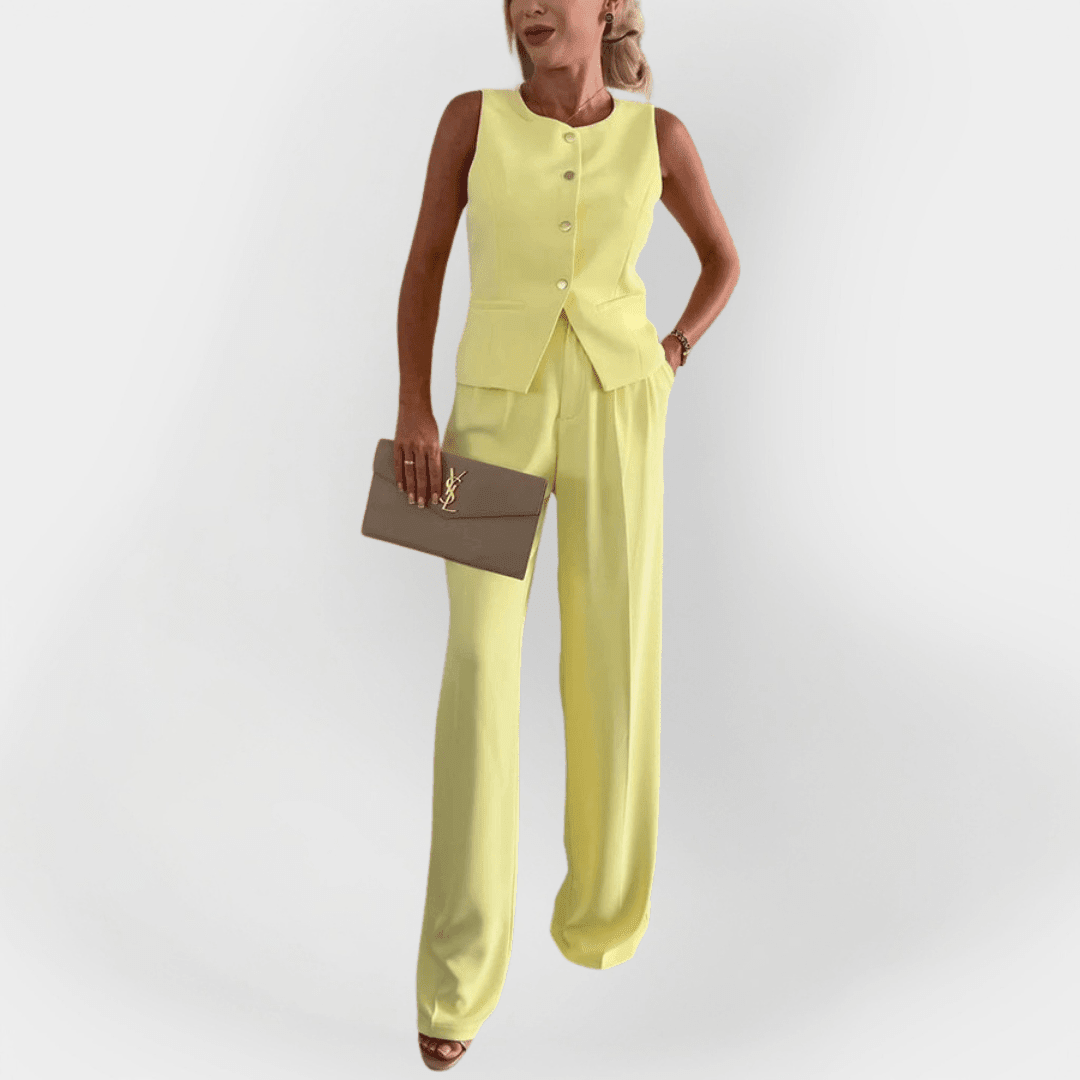 Elegantni Set Hlača i Bezrukavnog Topa - nadiazagreb