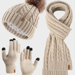 Elegantni zimski set: kapa, šal i rukavice - nadiazagreb