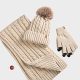 Elegantni zimski set: kapa, šal i rukavice - nadiazagreb