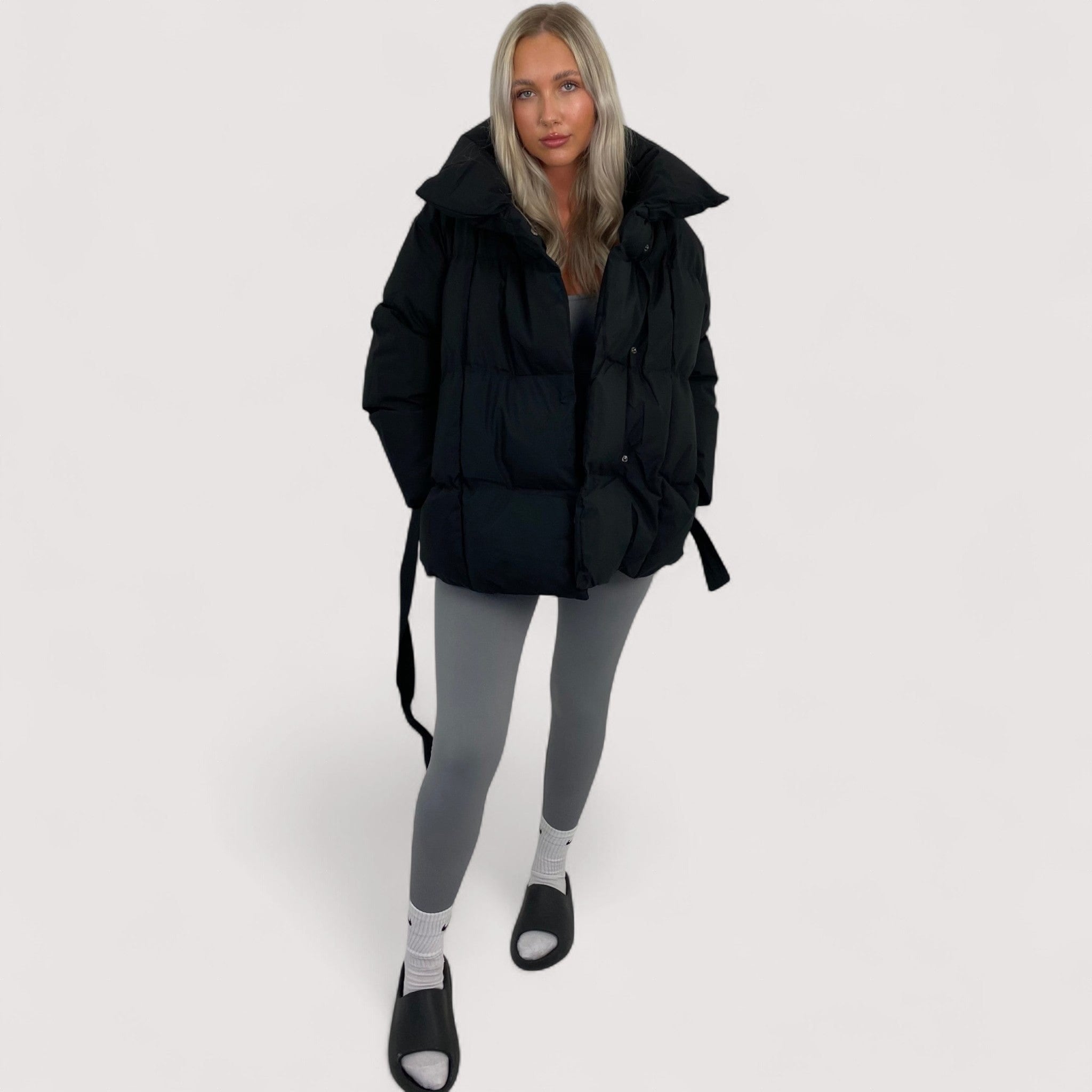 Elora™ | Prošivena jakna s torbicom na pojasu - nadiazagreb