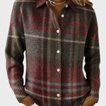 Emily – Checked Knit Blouse - nadiazagreb