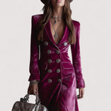 Evelis™ | Ljubičasta haljina sakoa - nadiazagreb