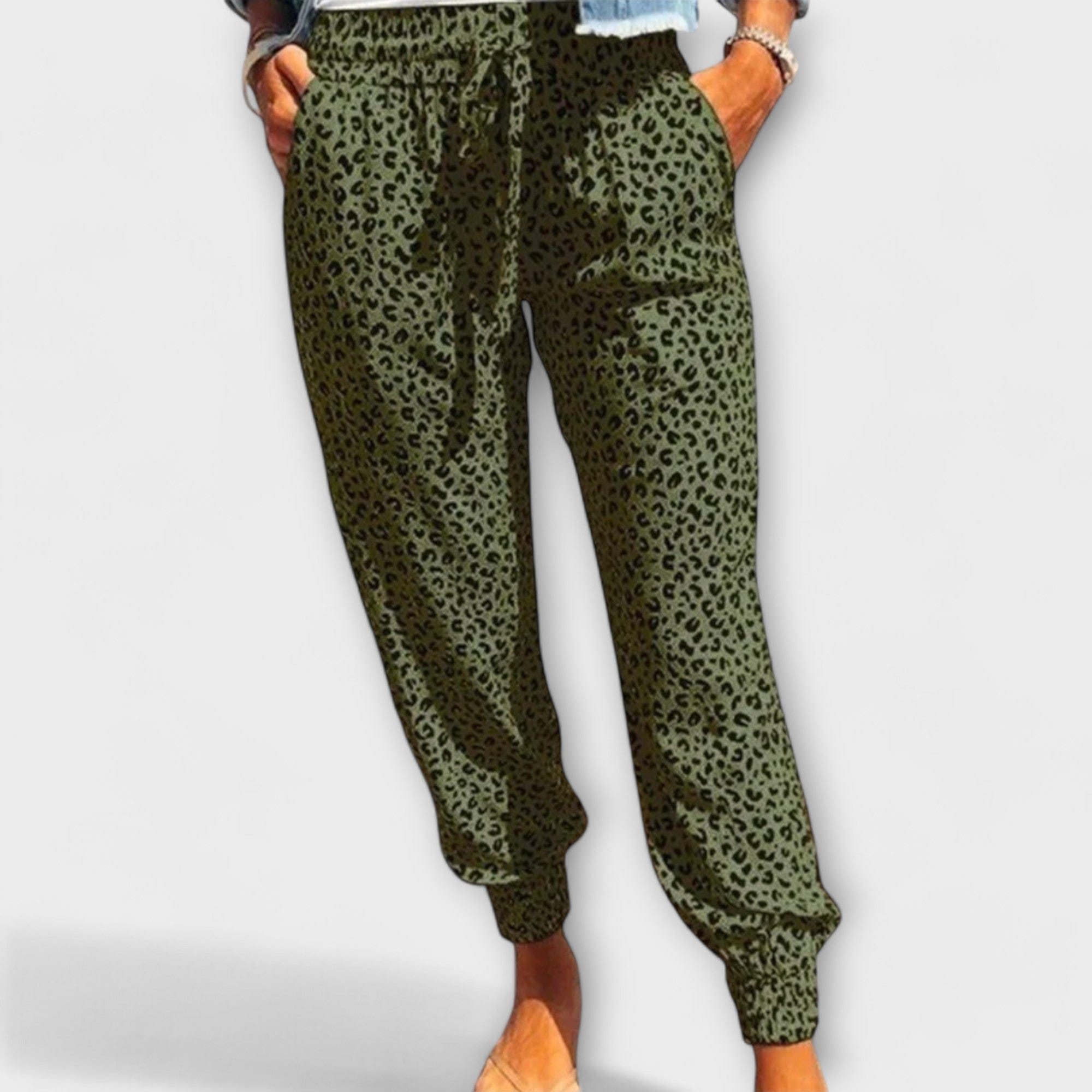 Filipa - Leopard Print Wide - Leg Trousers - nadiazagreb