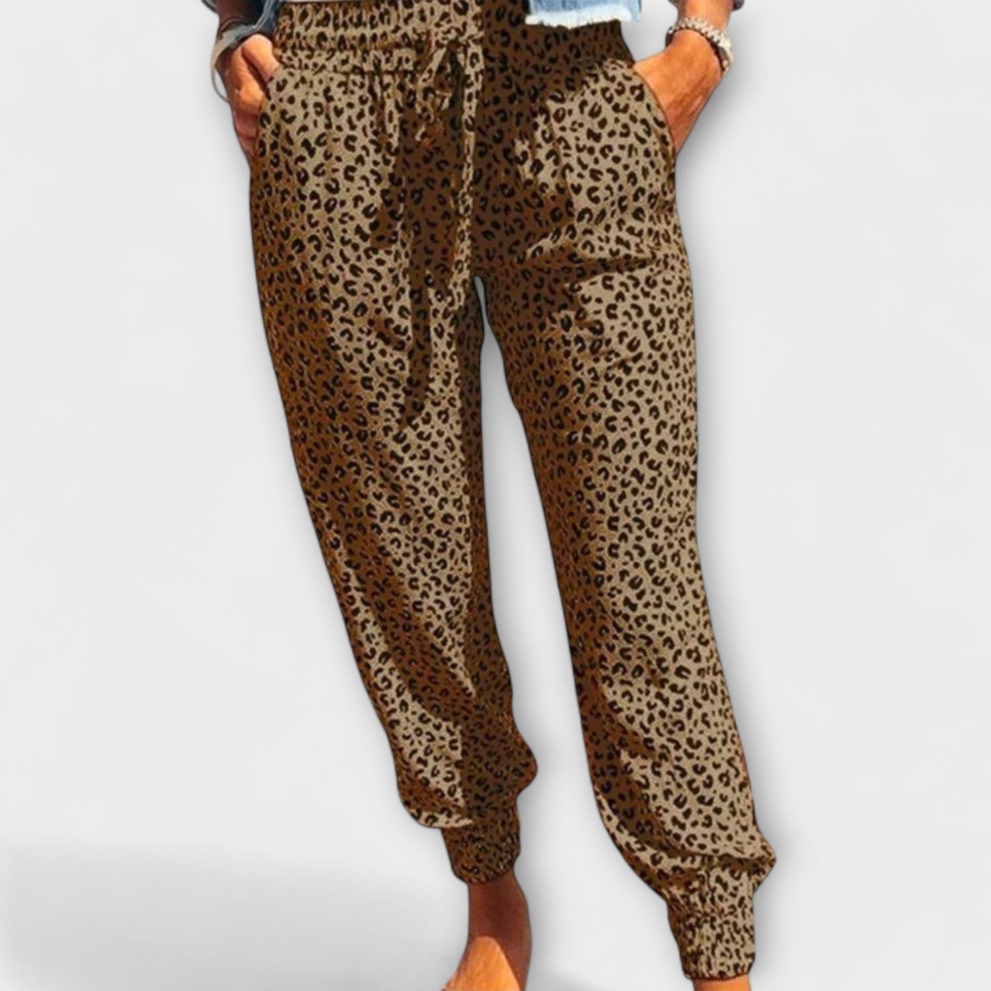 Filipa - Leopard Print Wide - Leg Trousers - nadiazagreb