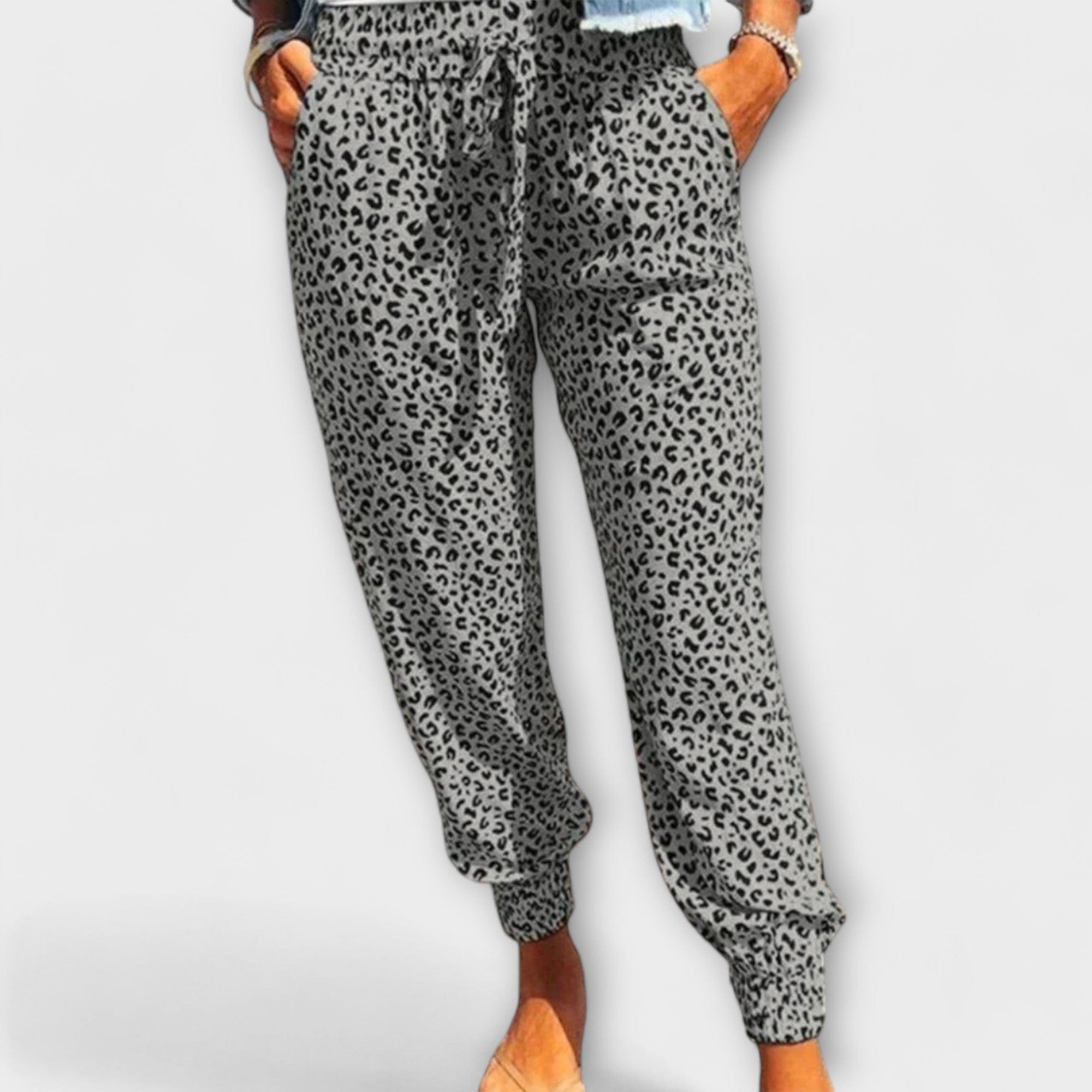 Filipa - Leopard Print Wide - Leg Trousers - nadiazagreb