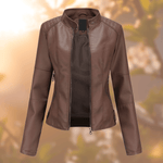 Gordana - Elegant Leather Jacket - nadiazagreb