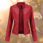 Gordana - Elegant Leather Jacket - nadiazagreb
