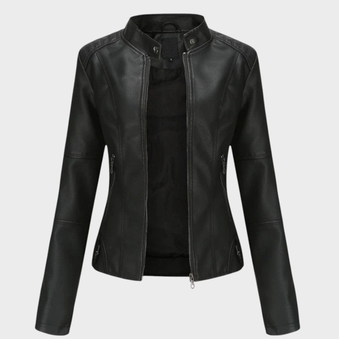 Gordana - Elegant Leather Jacket - nadiazagreb