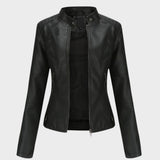 Gordana - Elegant Leather Jacket - nadiazagreb