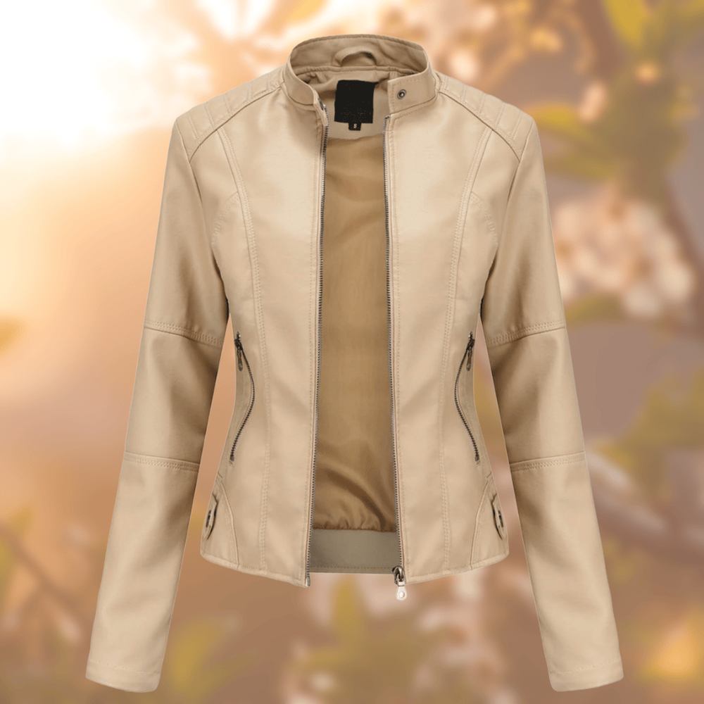 Gordana - Elegant Leather Jacket - nadiazagreb