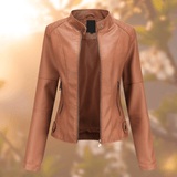 Gordana - Elegant Leather Jacket - nadiazagreb