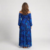 Aspen | Floral Halter Maxi Dress