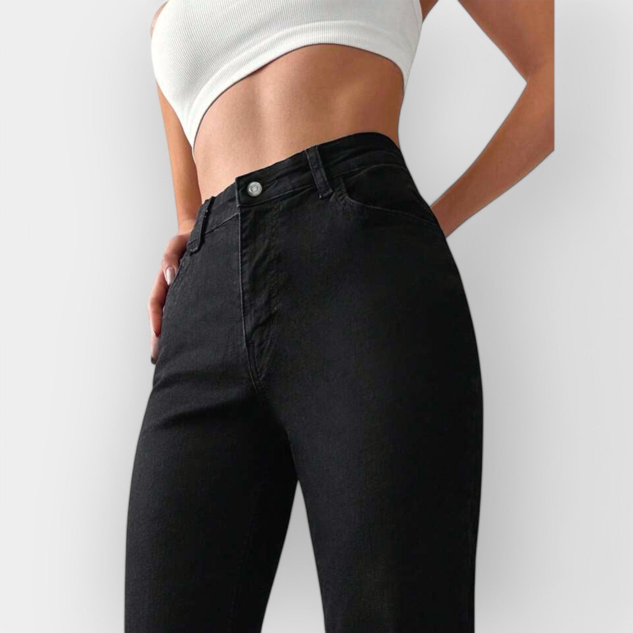High - Waisted Bootcut Jeans - nadiazagreb