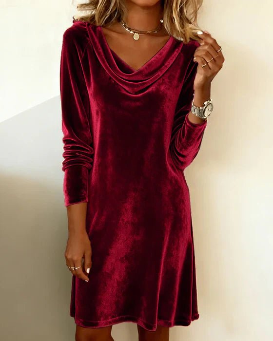 Holly | Elegant Velvet Dress - nadiazagreb