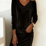 Holly | Elegant Velvet Dress - nadiazagreb