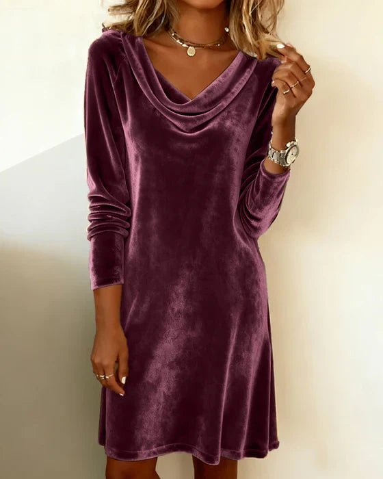 Holly | Elegant Velvet Dress - nadiazagreb
