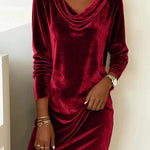 Holly | Elegant Velvet Dress - nadiazagreb
