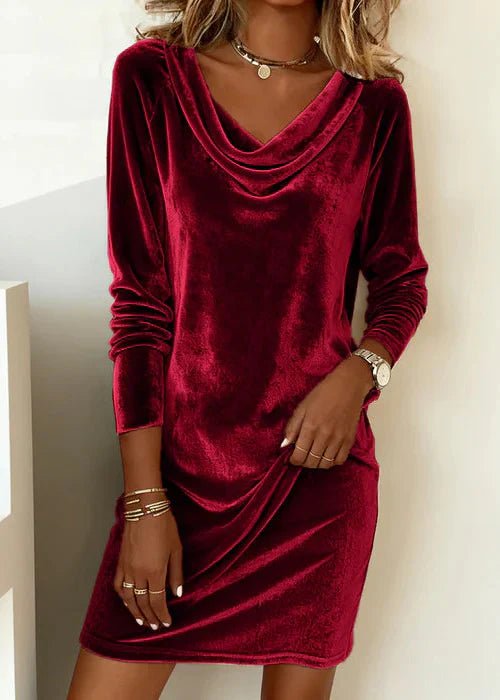 Holly | Elegant Velvet Dress - nadiazagreb