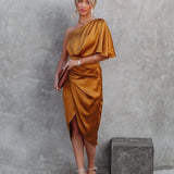 Tamari™ | Elegantna Midi Haljina od Satenastog Materijala