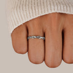 Infinity – 18K Silver Rotating Ring - nadiazagreb