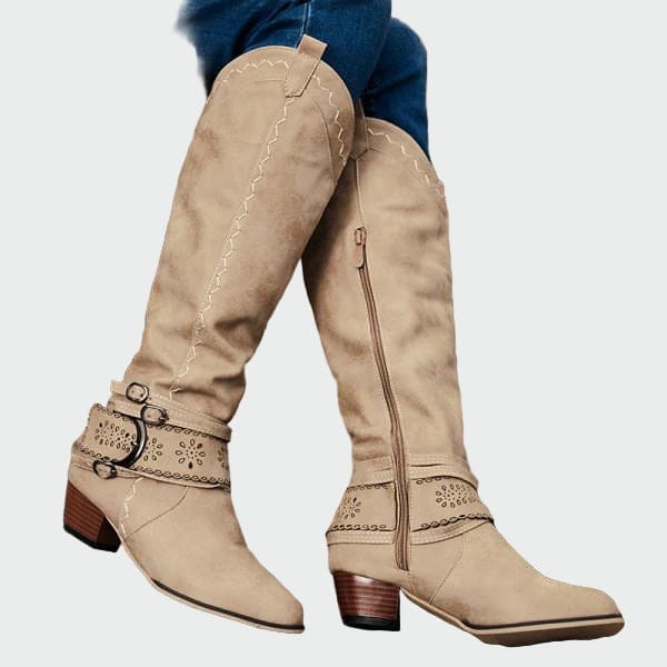 Isabel - Vintage Leather Cowboy Boots - nadiazagreb