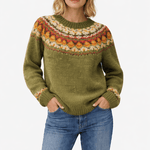 Isla – Klasični vintage pleten sweater - nadiazagreb